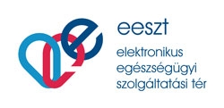 Elektronikus Egészségügyi Szolgáltatási tér logója.